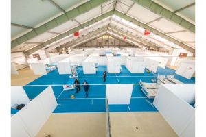 FOTO: Unitatea de Suport Medical Covid-19 din cadrul UMFST Târgu Mureş, un efort colectiv în folosul comunităţii