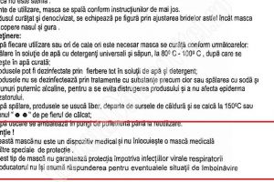 Iluzia siguranţei! Primăriile din două oraşe împart populaţiei măşti fără protecţie contra virusurilor