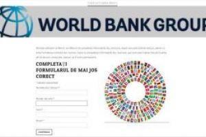 CERT-RO: O nouă campanie de tip phishing foloseşte imaginea Băncii Mondiale