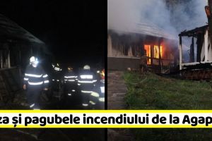 NEAMȚ: Cauza şi pagubele incendiului de la Mănăstirea Agapia (FOTO)