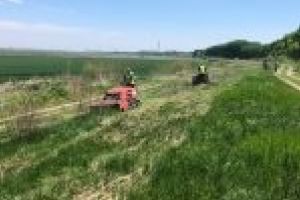 Administraţia Bazinală de Apă Jiu: S.G.A Dolj  verifică şi întreţine digurile de la Dunăre