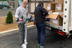 Primele ventilatoare portabile din România pentru pacienţii de Covid-19 au ajuns la Spitalul „Victor Babeş” din Timişoara