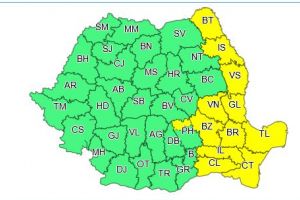 Atentionare meteorologica de ultima ora! Instabilitate atmosferica, vant puternic si descarcari electrice in Dobrogea 