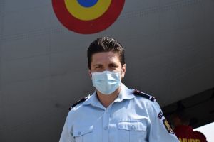 FOTO: Ofiţerul sibian plecat în misiune in Italia s-a întors acasă – „Împreună putem depăşi acest moment dificil”