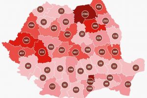 10 noi cazuri de Covid-19 confirmate în Bistriţa-Năsăud, inclusiv un cadru medical, în total 185. Încă patru persoane vindecate
