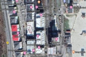 Ansamblu imobiliar, ridicat de Blue Beach in Mamaia.  Legaturi cu fostul primar al Constantei, Radu Mazare