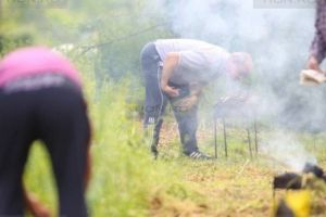 Pustiu în locul tradiţional de grătare de la Pădurea Verde din Timişoara