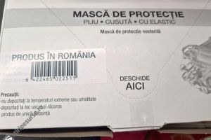 Măştile de protecţie, produse în România, au ajuns în magazine. Preţul este DUBLU, faţă de cel anunţat de Guvern