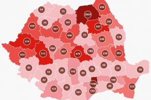 187 de cazuri de Covid-19 confirmate în Bistriţa-Năsăud, inclusiv un alt pompier. Încă şase persoane vindecate