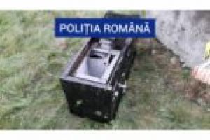 Seiful furat în mai puţin de un minut de la casa de schimb valutar din Kaufland, găsit într-o fântână!