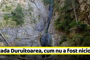 Cascada Duruitoarea, cum nu a fost niciodată: riscă să dispară (VIDEO)