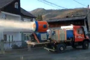 Anchetă DSP privind dezinfecţia străzilor la Sângeorz-Băi. Ce au constatat inspectorii şi ce sancţiuni au dat