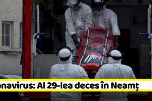 Coronavirus: Al 29-lea deces în Neamţ. 755 în ţară