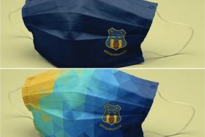 FOTO. Olimpia Satu Mare pune la vânzare măşti de protecţie cu emblema clubului