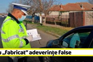 NEAMȚ: Și-au „fabricat” adeverinţe false care să poată circula
