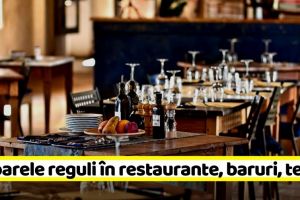 Care ar putea fi viitoarele reguli în restaurante, baruri, terase