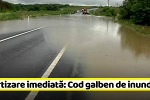 Avertizare imediată: Cod galben de inundaţii în Neamţ (3 mai)