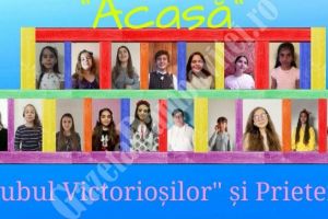 Copiii şi tinerii din “Clubul Victorioşilor” transmit tuturor semenilor un îndemn simplu: “Mai stăm un pic ACASĂ!”