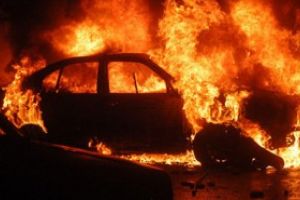 Incendiu la un autoturism din Baia Mare