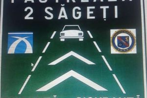Proiect CNAIR: Distanta de siguranta de o suta de metri intre masini, marcata prin sageti pe asfalt. Detalii  