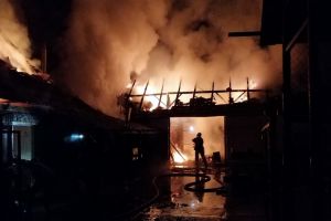 O casă din satul bihorean Păgaia, distrusă de un incendiu izbucnit la coşul de fum