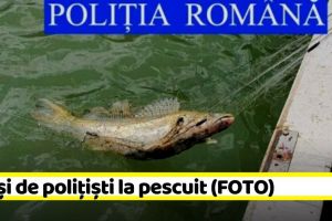 NEAMȚ: Prinşi la pescuit. Poliţiştii le-au confiscat şi barca (FOTO)
