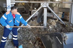 Tot mai multe măşti şi mănuşi „scapă” în toaletă: 4 containere de deşeuri după o ploaie de câteva ore la staţia de epurare
