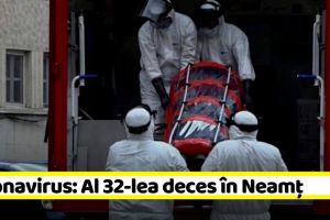 Coronavirus: Al 32-lea deces în Neamţ. 827 în ţară