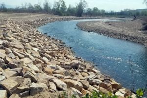 ABA Crişuri a reparat distrugerile făcute de viituri pe Crişul Negru, în Finiş (FOTO)