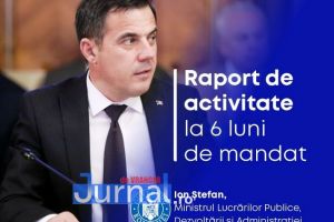 Cum arată raportul de activitate al ministrului Ion Ștefan, la 6 luni după ce a preluat Ministerul Lucrărilor Publice, Dezvoltării şi Administraţiei