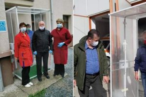 Primarii din Apuseni îi mulţumesc europarlamentarului Victor Negrescu pentru donarea unor tuneluri de dezinfectare pentru unităţi sanitare din Câmpeni şi Abrud