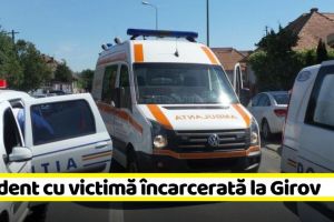 NEAMȚ: Accident cu victimă încarcerată la Girov. Impact între un TIR şi un autoturism