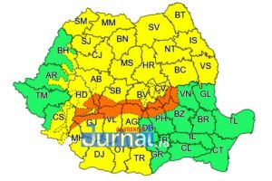 ULTIMĂ ORĂ: Cod portocaliu de vânt şi ninsori în zona de munte a judeţului Vrancea