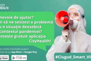 Inovaţie CiuGOODeană: CITY HEALTH, aplicaţia prin care cetăţenii pot sesiza rapid orice problemă care ar putea apărea după relaxarea măsurilor anti Covid-19