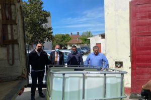 5000 l hipoclorit de sodiu, donaţie către DSP Teleorman