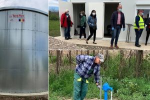 FOTO| Aiud: Reţeaua de apă potabilă de la Măgina, recepţionată cu 5 luni mai devreme decât termenul de finalizare
