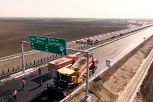 Cum arată secţiunea Biharia-Borş a Autostrăzii Transilvania. E gata în proporţie de 84% (VIDEO)
