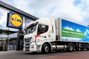 Cat castiga, de fapt, un sofer de tir care duce marfa la magazinele Lidl