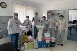 Fundaţia Umanitară Nord 2001 a donat produse de igienă şi materiale de protecţie ...