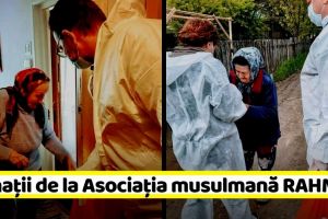 Donaţii de la Asociaţia musulmană RAHMA pentru bătrânii din Piatra-Neamţ (FOTO)