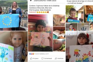 FOTO, VIDEO| Ziua Europei, dedicată unităţii europene sărbătorită de mai multe grădiniţe din Alba şi din ţară