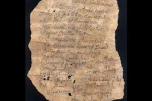 Mesaj al unor deţinuţi politici, scris în 1950, găsit în pereţii Cazinoului de echipa de restaurare