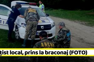 NEAMȚ: Mai multe persoane printre care un poliţist local, prinse la braconaj (FOTO)
