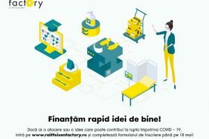 Raiffeisen Bank oferă finanţare rapidă, de până la 50.000 de euro, afacerilor care contribuie la combaterea efectelor pandemiei