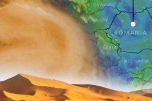ATENȚIE! Nor de praf saharian deasupra României!