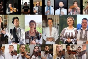 18 instrumentişti şi 6 solişti vocali au înregistrat online o piesă folclorică din ...