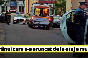 Piatra-Neamţ: Bătrânul care s-a aruncat de la etaj a murit. Abia ieşise din psihiatrie (FOTO)