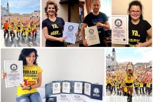 E certificat: Oradea e în Cartea Recordurilor. Organizatorii celei mai mari ore de Kangoo Jumps din lume şi-au primit diplomele (FOTO)