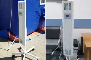20 de lămpi antibacteriene, achiziţionate din bani din donaţii, pentru Spitalul Municipal Blaj. Valoarea achiziţiei este de 93.000 lei