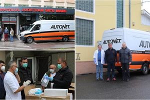 Donaţie în valoare de 75.000 euro pentru spitalele din Satu Mare şi Cluj din partea Autonet!